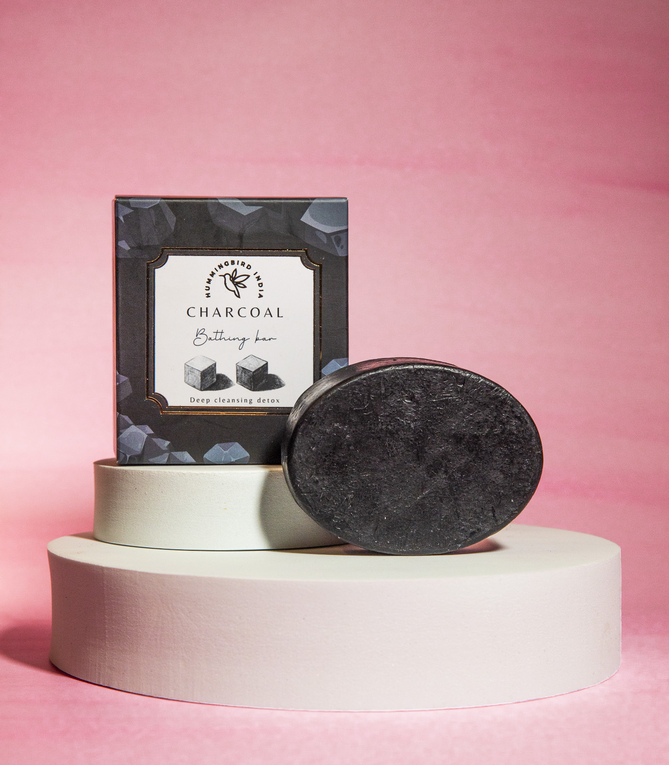 Charcoal Organic bathing bar - for deep cleansing detox